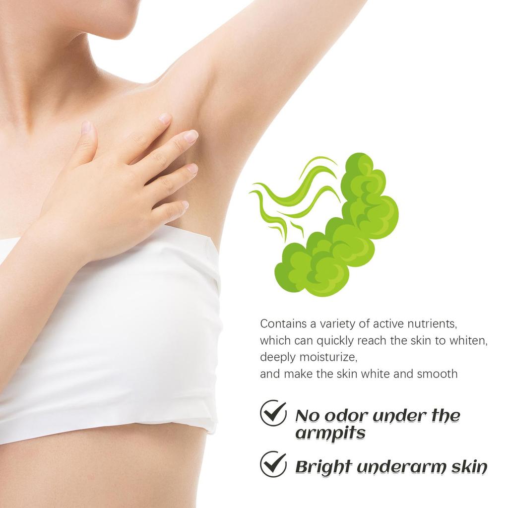 Underarm Whitening Cream Skin Smooth Lightening Cream Deodorant Serum For Underarm Body Intimate Area,Private Parts,Bikini Area