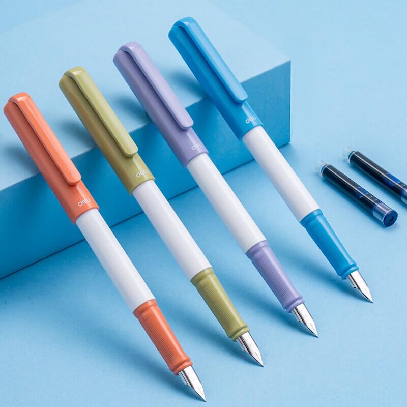 Deli EF Fine Nib Posture Correction Fountain Pen Set