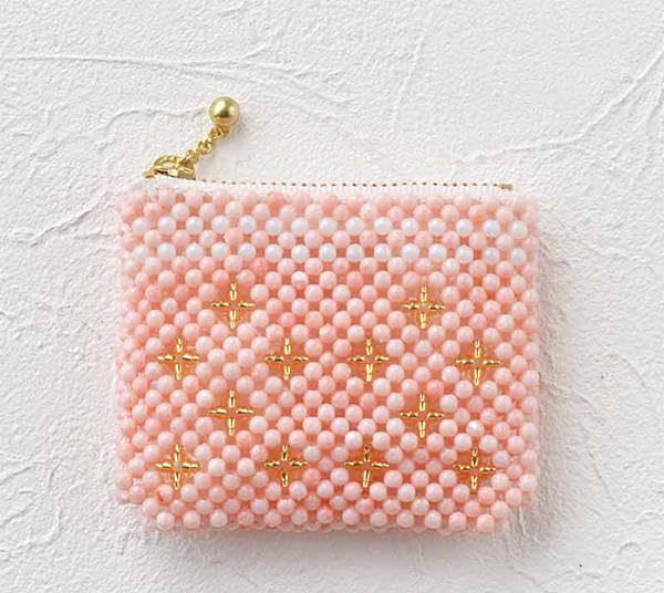 

Miyuki Bead Kit, Mini Pouch Kit, 7.5cm x 9cm x 1cm, Coral Pink, BFK633