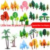 Forest-Themed Felt Tree Cake Toppers for Kids' Parties