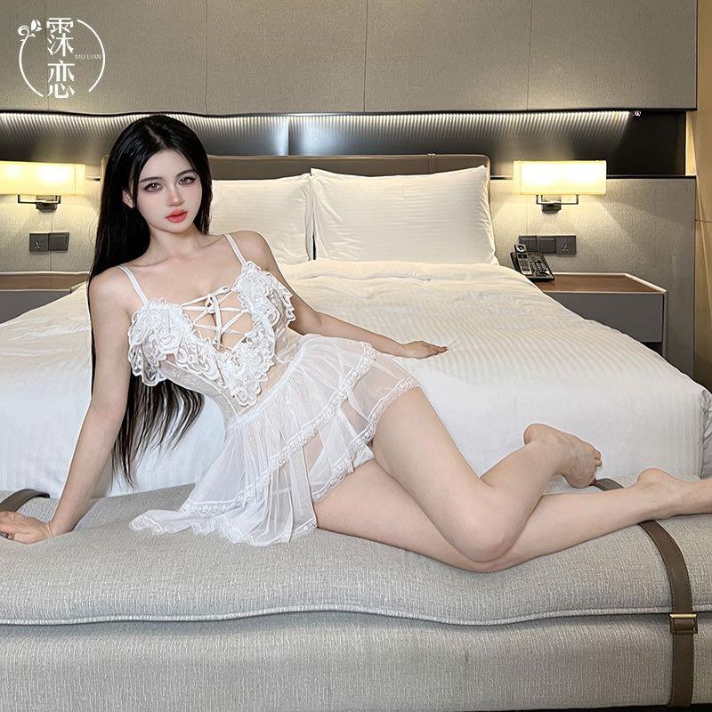 Sex Underwear Sexy Perspective Hot Princess Style Love Breast Pure Desire Dress Sex Toys