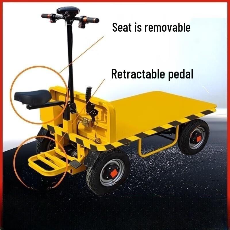 Electric Four-Wheel Platform Cart CN plug (adapter included)