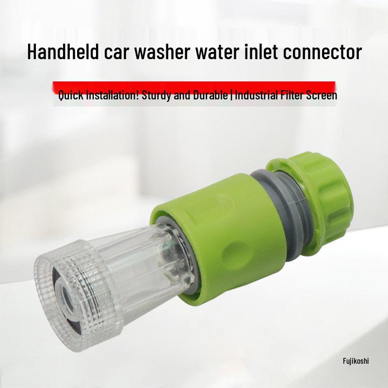Portable High-Pressure Car Washer Water Inlet Hose Quick Connector