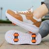 TUINANLE New Boys Fashion Sneakers Roller Skating Casual Shoes Best Girls Gift Four Wheel Inline Skates
