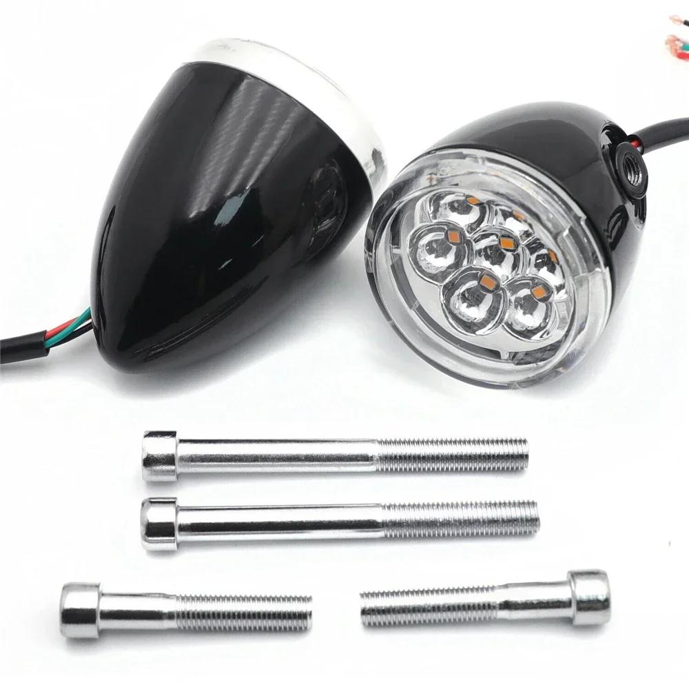 Turn Signal Light Indicator Rear For Harley Davidson Sportster XL883 XL1200 FXD FXS Motorcycle Parts