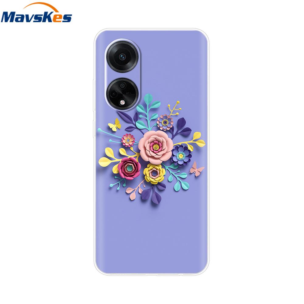 Phone Case For OPPO A98 5G Case CPH2529 Bumper Cute Cartoon Soft Silicone Back Cover for Oppo A98 5G A 98 OPPOa98 Fundas Coque