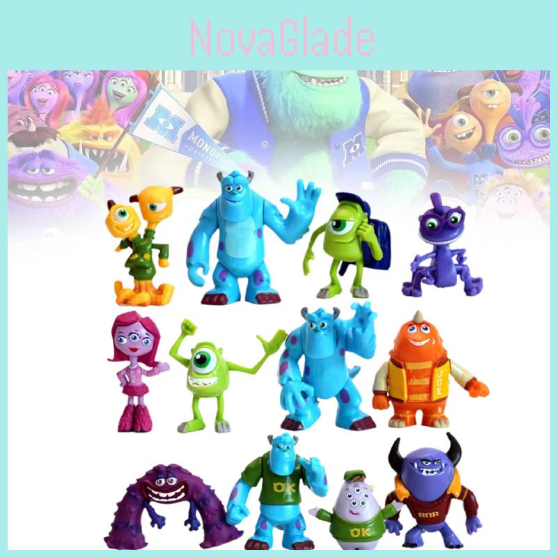 12 Unique Pvc Monster Dolls From Monster University Creative Figurines For Collectors