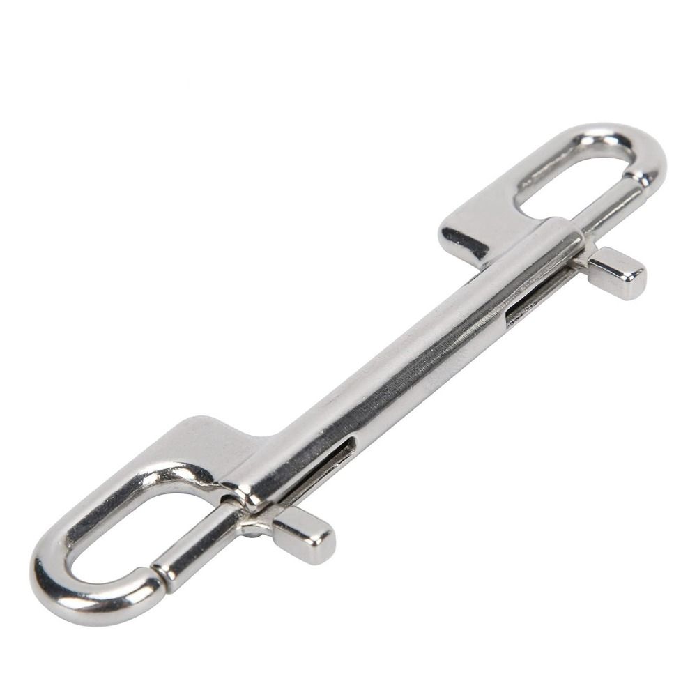 Hook Clips 316 Stainless Steel Bolt Snap Swivel Eye Double Head Double Ended Hook 80MM Size 90MM Size D Ring Snap Marine Diving