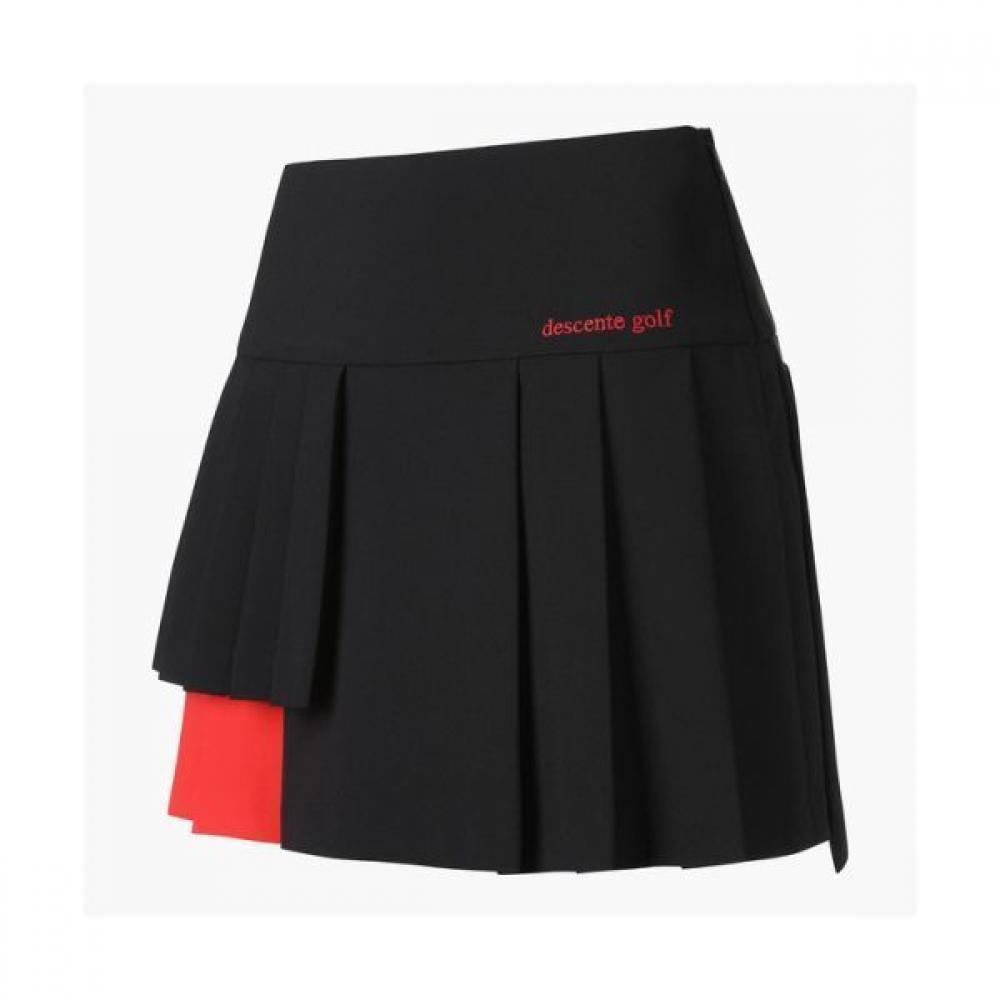 

DeScente Golf Women S Unbalance Pleated Skirt BLKGBLACK/61