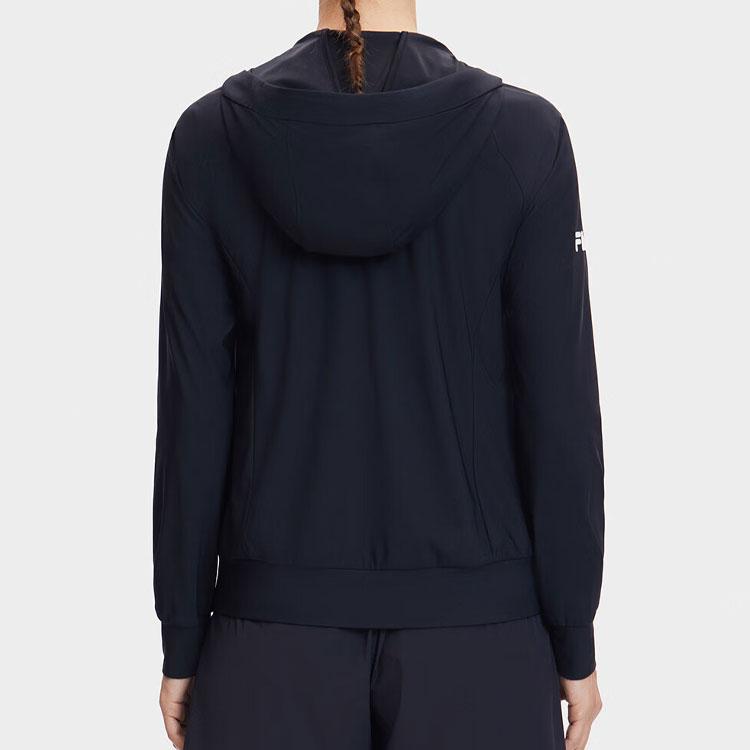New FILA Fitness Series Jackets Coats Women's Pitch Black A11W421502F-BK