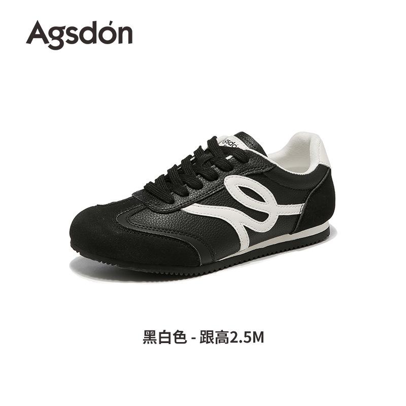 Augustus Dengde Training Shoes Women's 2025 New Autumn Flat White Shoes Student Sports and Leisure Forrest Gump Shoes Board Shoes
