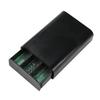 Scatola Batteria DIY Tandem Senza Saldatura con Interruttore per Cellulare Router WiFi Luce LED, Doppia Uscita DC 5V 12V, 3 Batterie 18650