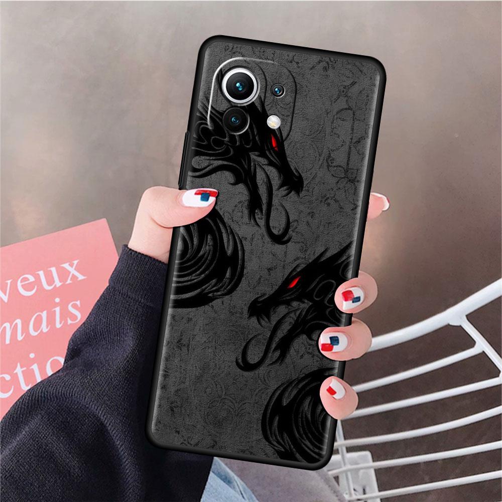 Cool Animal Dragon Funda Case For Xiaomi Mi 11 Lite 5G NE 11T Pro 10T 9T Note 10 12 12X 12S Ultra Soft Silicone Capa Phone Cover