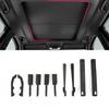 2006-2013 BMW X5 E70 Car Sunroof Sun Visor Bracket Clip Repair Kit | 10pcs | Black | Durable | Clips