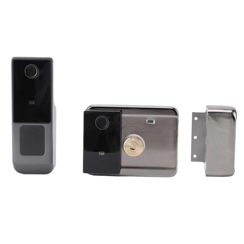 Intelock Wodoodporny Bezpieczny Zamek Elektroniczny do Drzwi z Odciskiem Palca i Hasłem z Pilotem dla