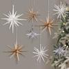 Christmas Exploding Star Hanging Ornament Glitter Star Xmas Tree Pendants 2025 Christmas Decoration For Home New Year Party Gift