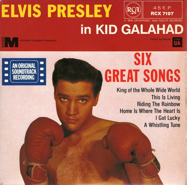 

7-дюймовая пластинка ELVIS PRESLEY Kid Galahad 45RCX7197 1982 UK Rock Б/у