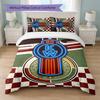 Set Biancheria da Letto Kenworth Stampa 3 Pezzi Copripiumino con Due Federe Biancheria da Letto Morbida per Camera da Letto Domestica