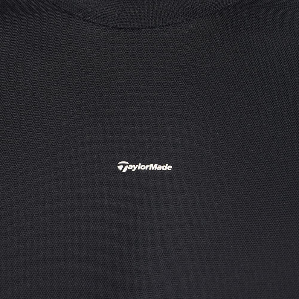 TaylorMade Side Block S/S Mock Black Men's Size M (SS25 UN619)