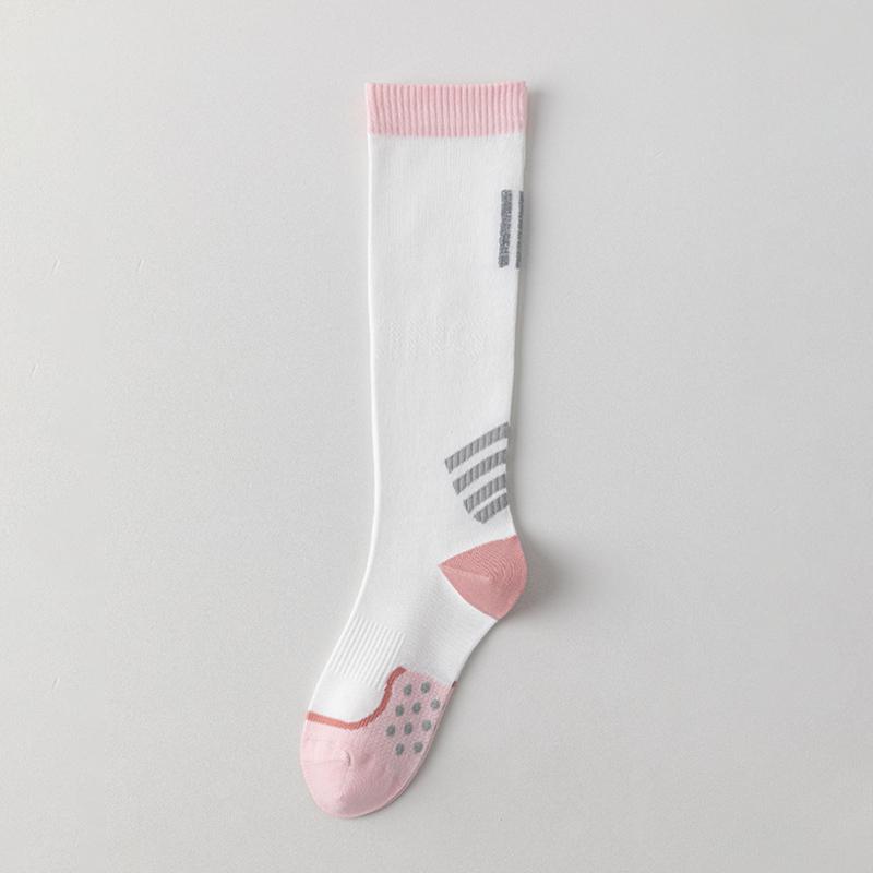 

Женские весенне-осенние светоотражающие носки для бега, езды на велосипеде, активного отдыха, альпинизма, профессиональные спортивные компрессионные гольфы 1 pair