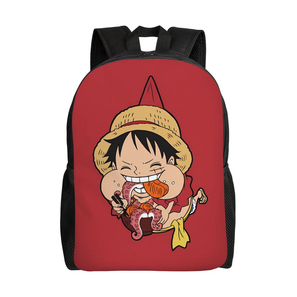 Luffy Gear Five Manga Backpack Ones Pieces Women Polyester College Backpacks Big Style High School Bags Rucksack