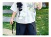 Boys' 2026 Summer Fashion: 3D Flower Print Short Sleeve Shirt & Shorts Set