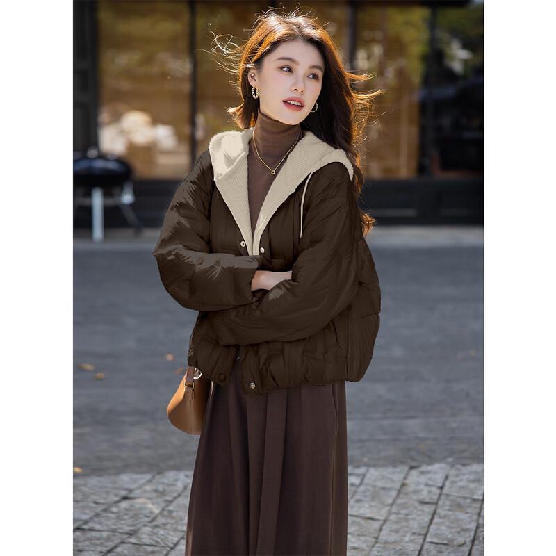 Mokana Women's Faux Two-Piece Lightweight Down Jacket