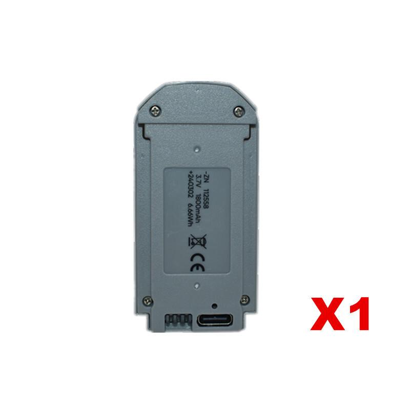 Original GT3 Drone Battery 3.7V 1800mAh High-Capacity Rechargeable LiPo Battery with Type-C Charging Port