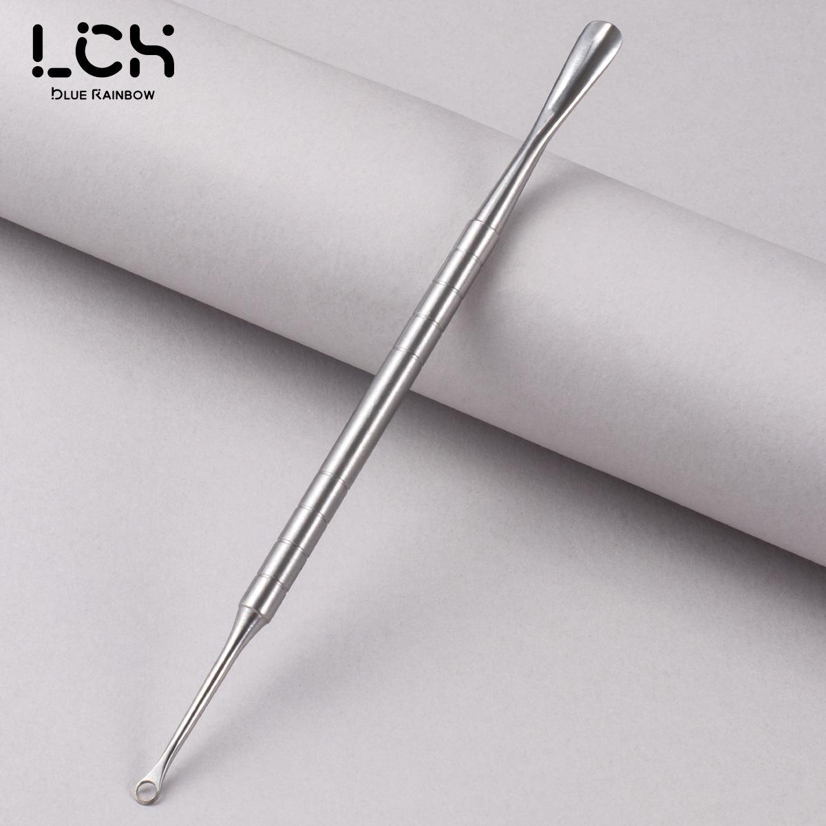 Russian Style Double-Headed Stainless Steel Cuticle Pusher for Manicures
