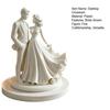Desktop Ornament 3D Printed Bride Groom Figure Romantic Sculpture Home Style Decorative Figurine Wedding