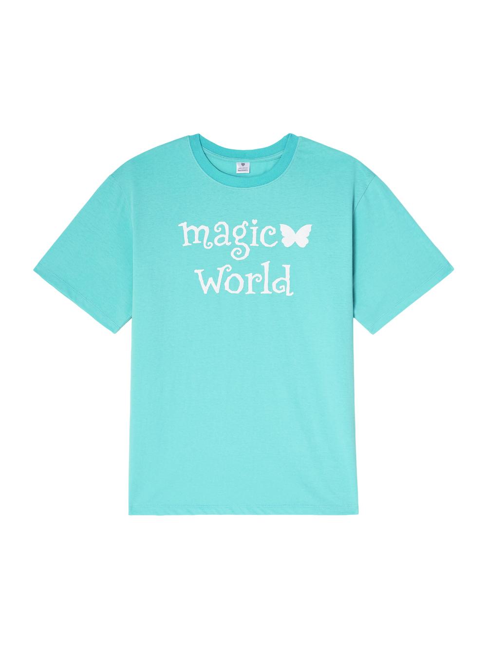 Aisseommeoli Magic World T-Shirt - Mint Mint
