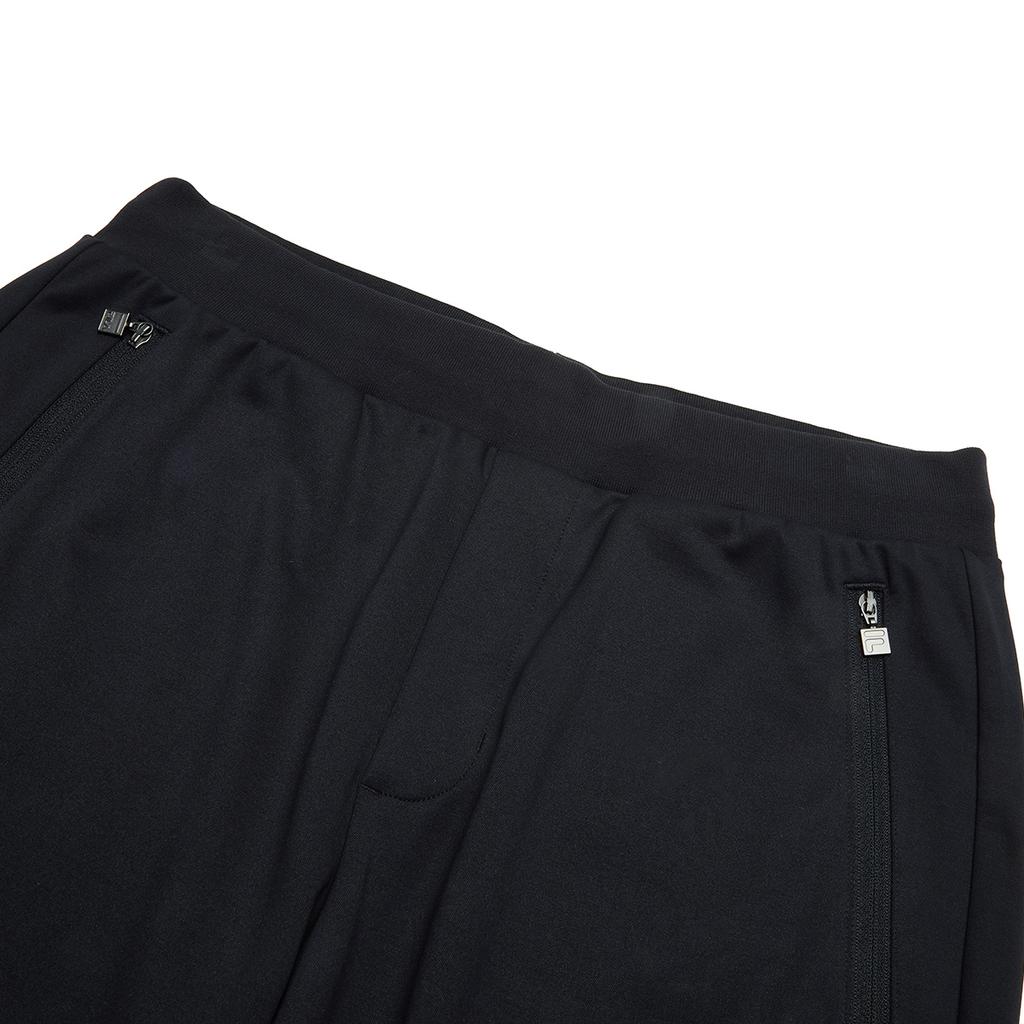 Fila Mid-Rise Straight Leg Solid Color Casual Pants Men Bottoms Black F11M321605FNV,F11M3216052NV
