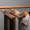 Multi Functional Solid Wood Belt Storage Rack for Hanging Ties Home Belts Scarve Storage Racks Hangers and Organization