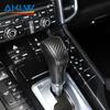 Real Carbon Fiber Car Gear Knob Interior Accessories for Porsche Cayenne 2011-2017 Center Console and Head Cover Decoration