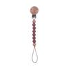 Beech Wood Chew Silicone Bead Pacifier Clips Dummy Chain Holder Newborn Soother Chains Nipple Holder Baby Teething Toys Gifts