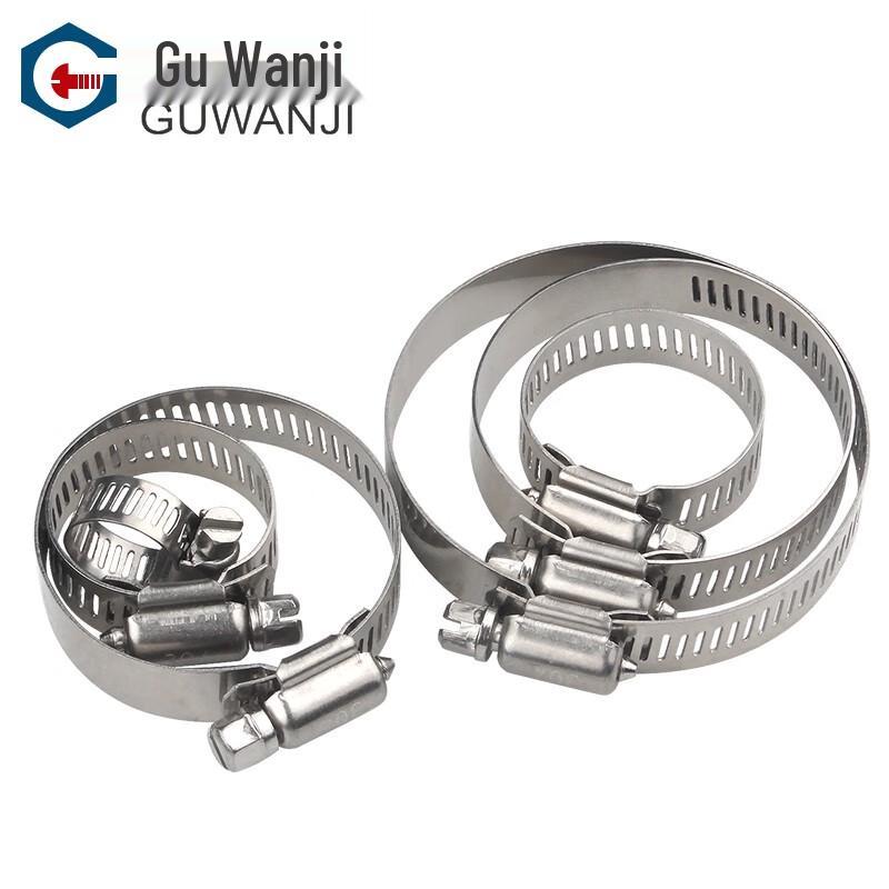 Guwanji 304 Stainless Steel Adjustable Hose Clamp M105-127