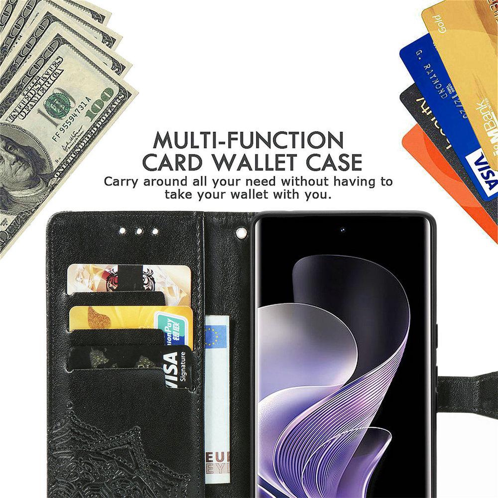 Mandala Wallet Leather Case for Xiaomi Redmi Note 14 15 Pro Plus 5G Flip Cover Magnet Book Funda Red Mi Note 13 14 15C 14C Capa