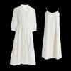 Elegant Tencel Commuter Midi Dress