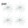 Realistic Bionic Fishing Tackle Floating Sea Urchin Soft Lures, Highly Elastic TPE Baits, Versatile Glue Baits for Rivers Flexible Tentacles