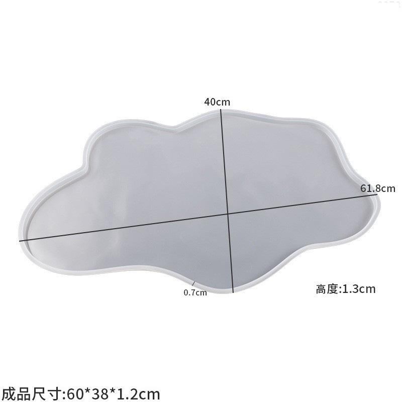 

Большой 61 см Неправильный поднос эпоксидная смола силиконовая форма Волна стол Река стол силиконовая форма Сделай сам Океан Кристалл Смола Литьевая форма