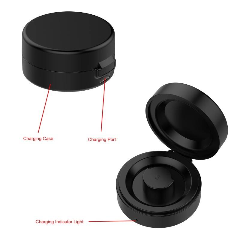 Custodia di Ricarica Portatile Compatta con Cavo USB-C Compatibile per Oura Ring Gen3