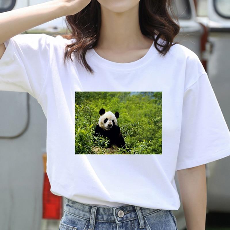 Cute Panda T Shirt New Fashion Short 