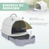 Enclosed Cat Litter Box W/ Pull-Out Drawer, Scoop, Deodorising Bags for Odour Control, Privacy, Portable, Easy To Clean