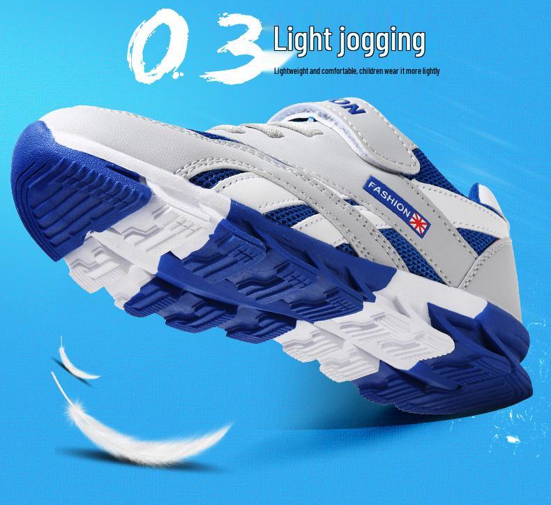 Jungen-Frühling 2026 Wasserdichte Ledersneaker mit dicken Sohlen & Klettverschluss - Strapazierfähige, abriebfeste Laufschuhe