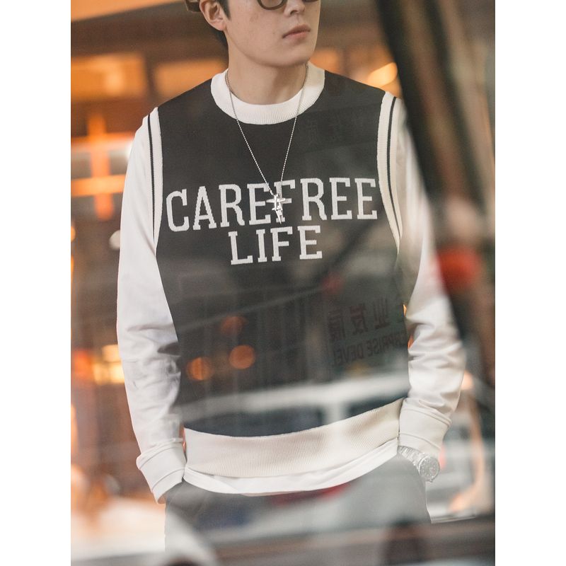 Madden American Casual Letters Preppy Style Pullover Parka