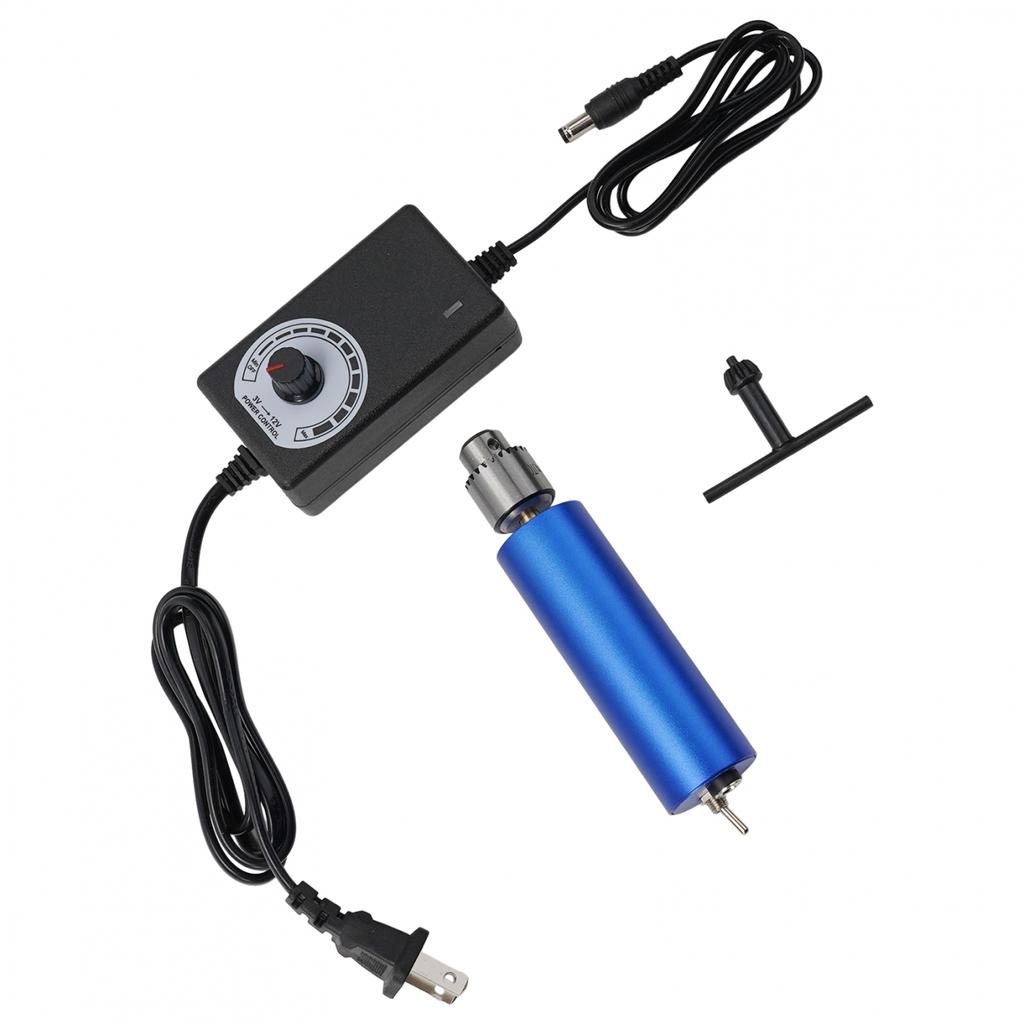 5000 R / Min Electric hand drill set 220V 2A 0.3-4mm 3pcs/Kit DC 3-12v