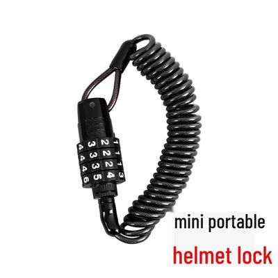 Lishi Lucchetto a Cavo Universale Antifurto per Casco e Bicicletta
