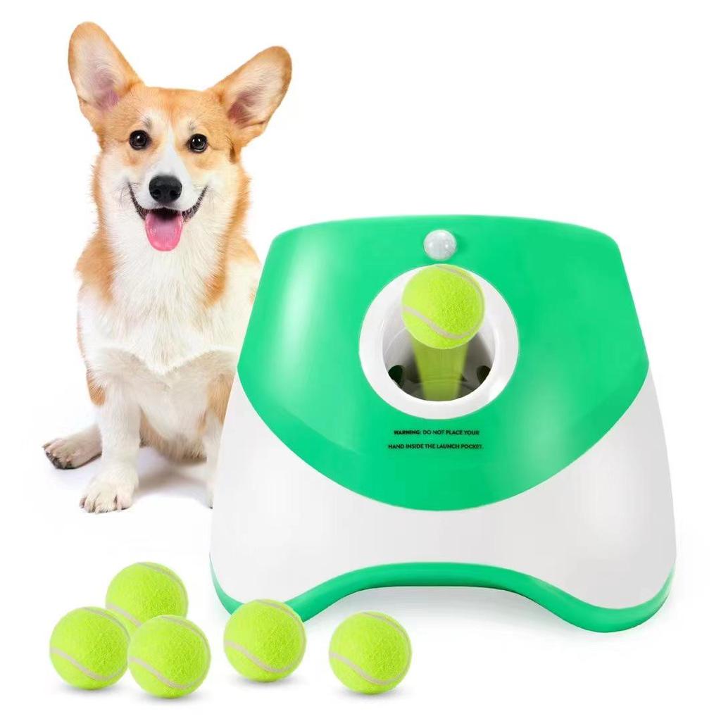 Smart Automatic Dog Ball Launcher - Outdoor Pet Toy Throwing Machine