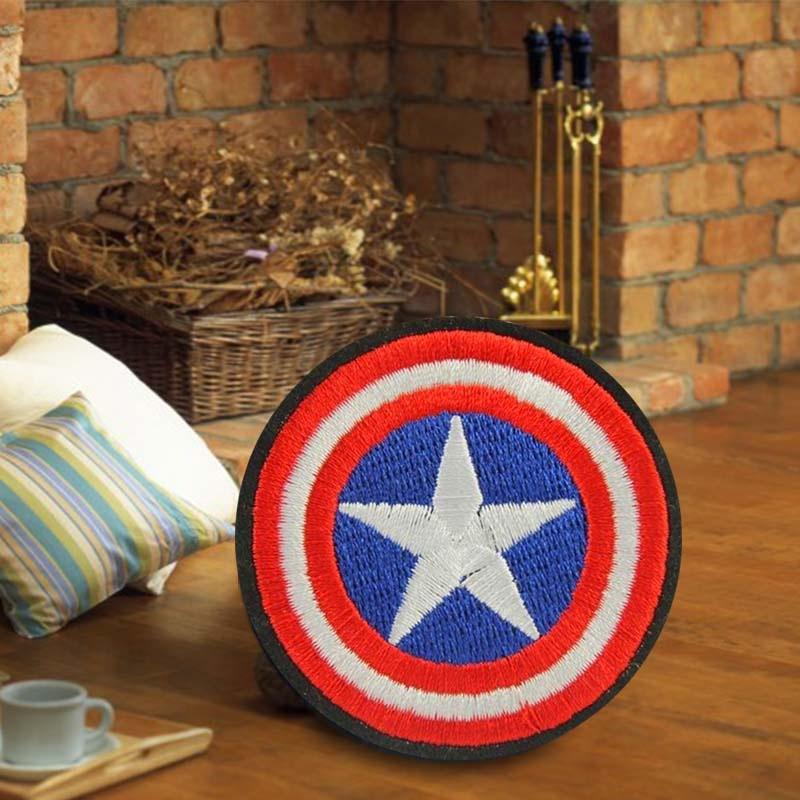 2 PCS Fashion Embroidered Iron On Patches for Clothes with It Clothing Patchwork Cotton Fabric Dress