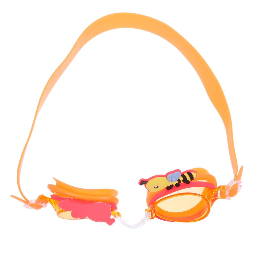 Children Swimming Goggles Bee Anti Fog Silica Gel Plugs Lightweight Kids Swim Goggle Portable 4 7 High Grade Material